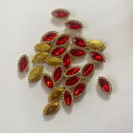 50كرستالة لون أحمر